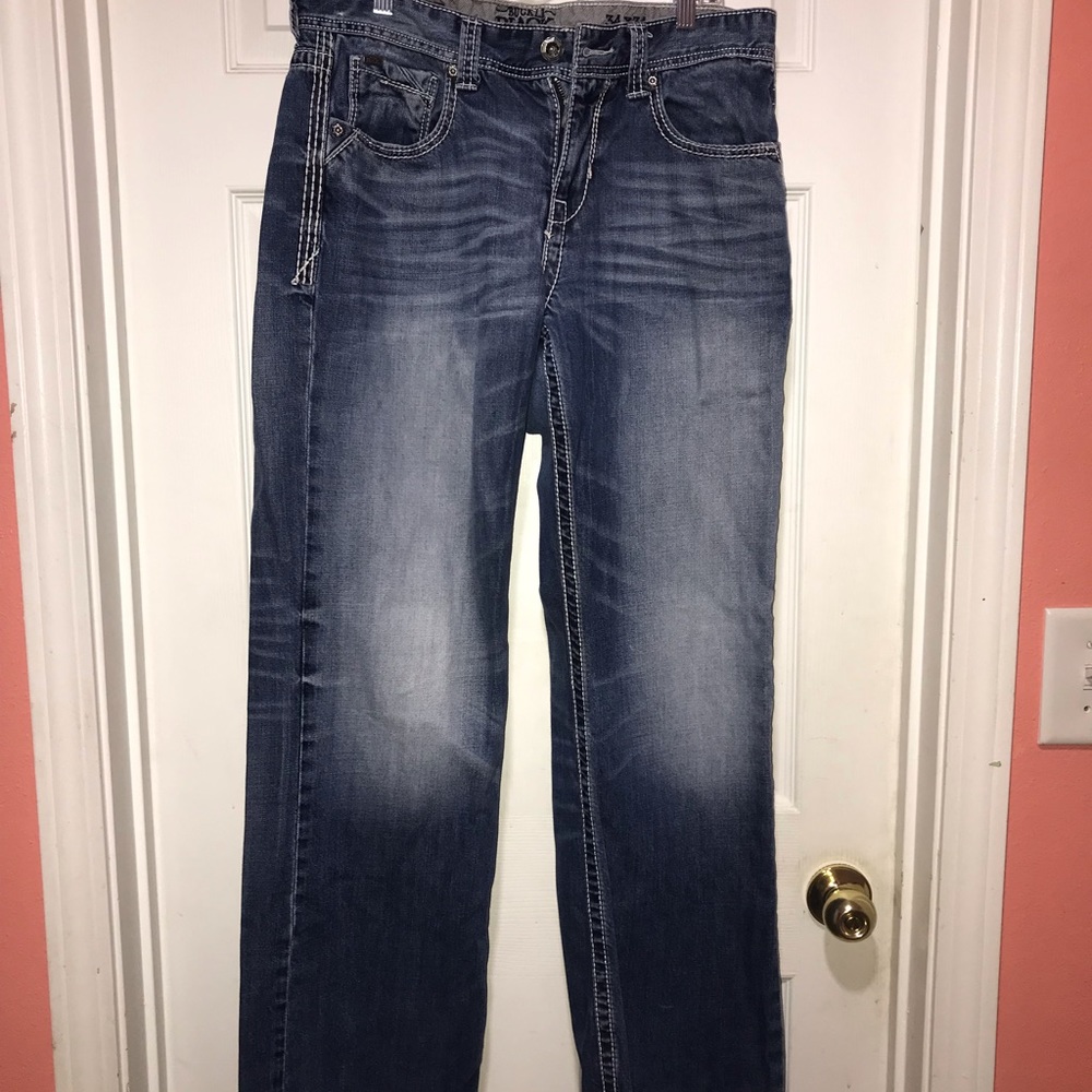 Buckle Black Jeans Size 34X34